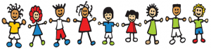 Clip Art, Children holding hands